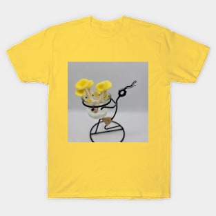 Yellow Oyster Mushroom in glass T-Shirt